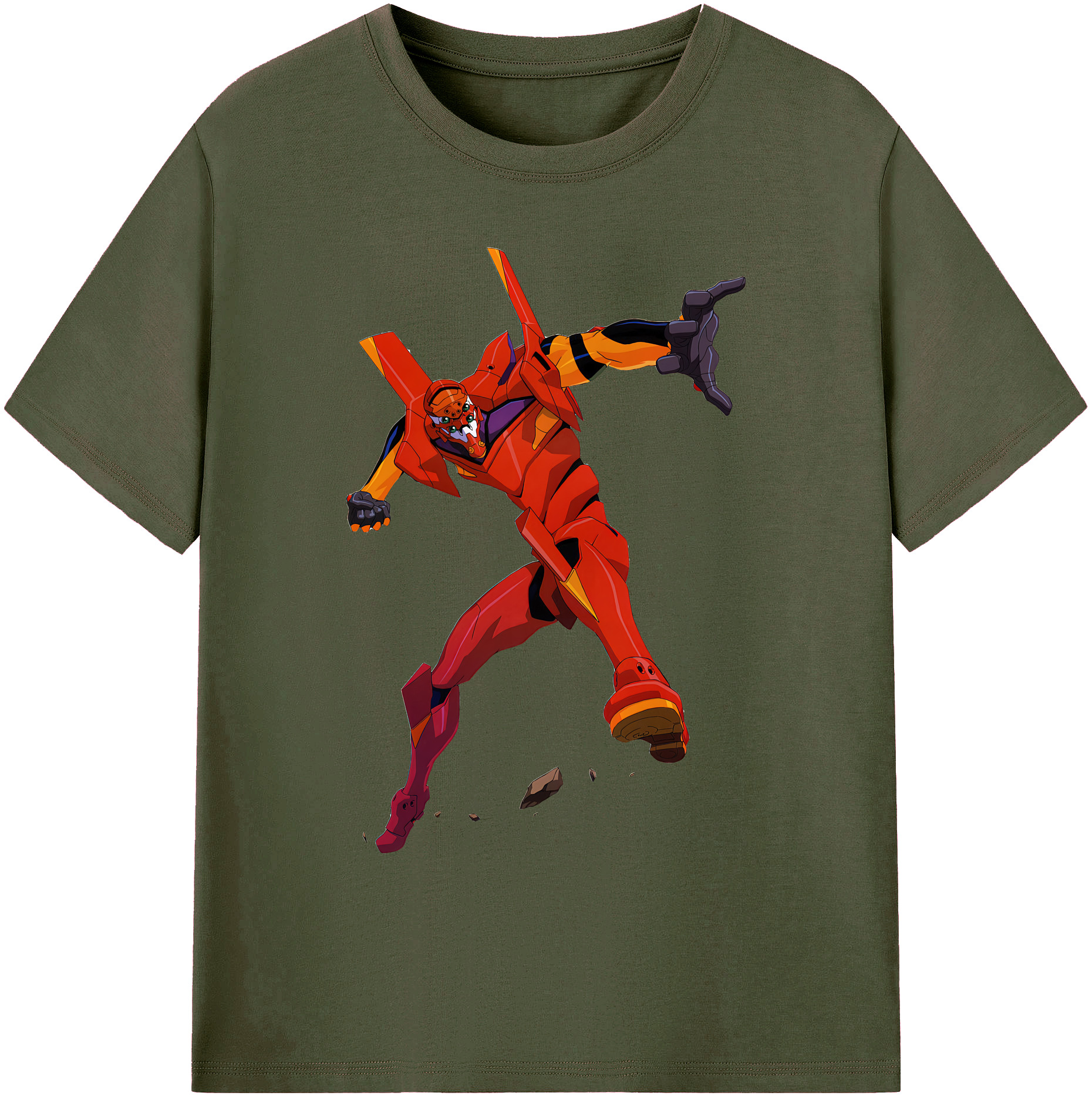 （画像用） EVA 新世紀エヴァンゲリオン 綿100％ メンズ半袖Tシャツ｜肌触りやわらか＆通気性